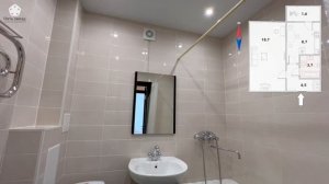 Однокомнатная квартира | ул. Хрустальная, 2к6 в Твери