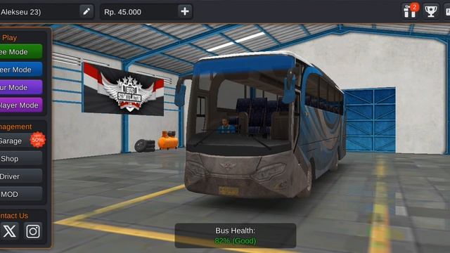 Bus Simulator Indonesia Машерут не до конца ясень мне 🚌👌🤣