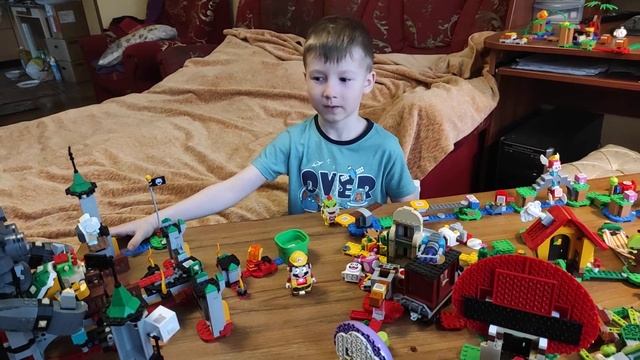 Лего супермарио lego mario замок боузера