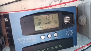 Зарядка 100 А аккумулятора от солнечной станции мощностью 100 W