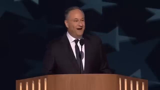 Doug Emhoff speech at DNC 2024 смотреть онлайн