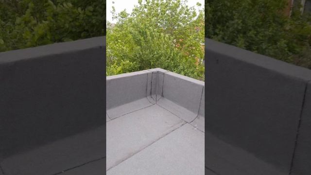 Плоская кровля Пирог Наплавляемая гидроизоляция 350м2