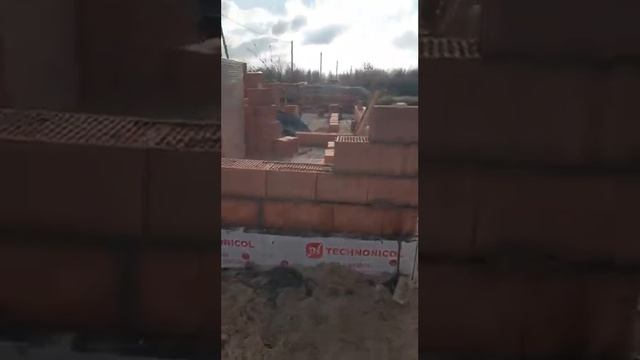 Дом площадью  154м2 ( Этаж + мансарда) Кладка стен.    (Пионерский)