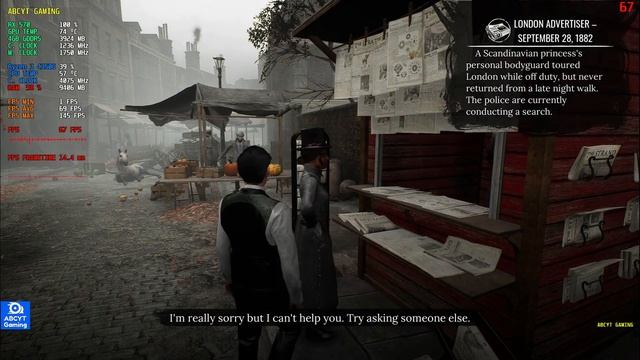 Sherlock Holmes The Awakened Remake Gameplay And Benchmark Ryzen 4350g RX 570 смотреть онлайн