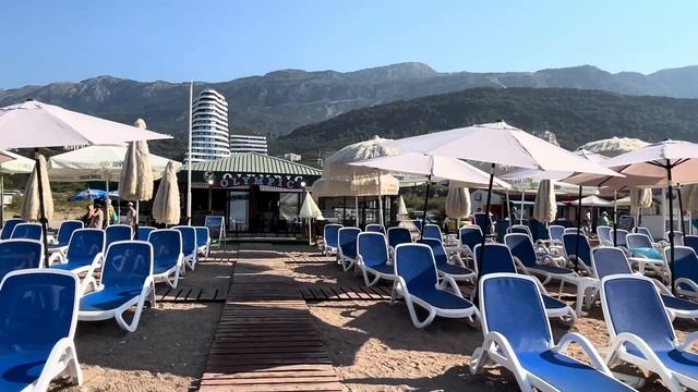 Черногория Будва пляж Бечичи обзор цены часть 2 смотреть онлайн