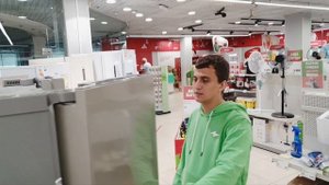 двухдверный холодильник