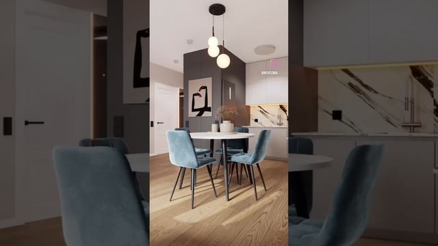 Дизайн Квартиры. Краснодар, Западный обход #designinterior #interior смотреть онлайн