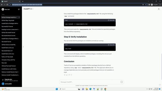 pip install github requirements txt смотреть онлайн
