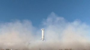 Приземление стартовой ступени Blue Origin NS-27