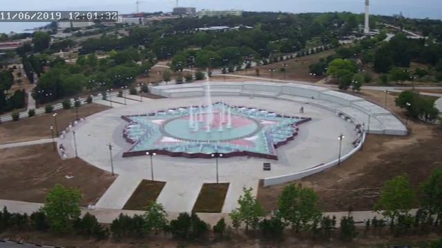 Парк Победы. Строительство фонтана..11 июня 2019 года смотреть онлайн