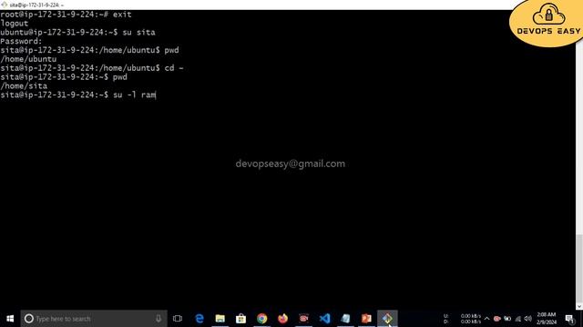 How To Create User In Linux | Linux Tutorial | Linux for Devops | Linux Day 8 || Devops Easy смотреть онлайн