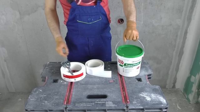 Как подготовить углы под покраску? Лента Strait-flex. смотреть онлайн