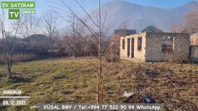 QƏBƏLƏDƏ 10 SOT TORPAQ SAHƏSİ SATILIR /Недвижимость в Баку / EV SATIRAM TV/ Недвижимость в Габала смотреть онлайн