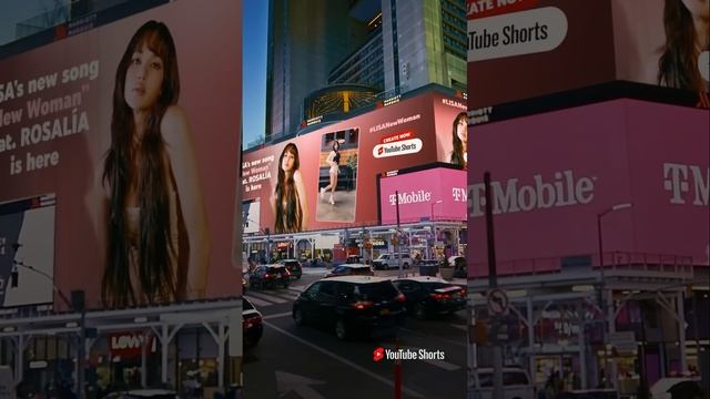 LISA’s #NewWomanChallenge on billboards in NYC and LA. Thank you @YouTube for the amazing support! смотреть онлайн