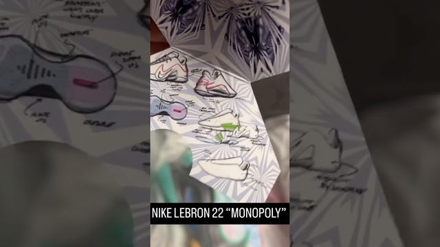 Баскетбольная модель Nike LeBron 22 "Monopoly"