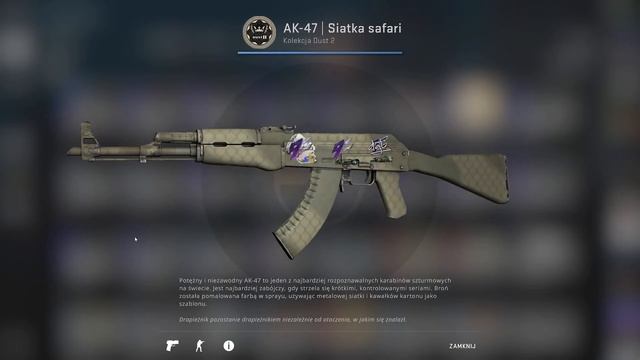 Giveaway CS:GO ak-47 siatka safari. смотреть онлайн