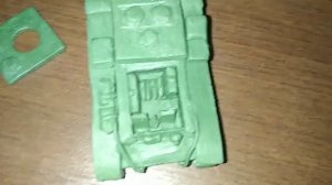 Советский КВ-2 из пластилина.Надеюсь похоже 😇