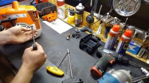 STIHL FS 250 из коммунальной компании,Не большой ремонт