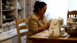 My daily routine. Simple summer days in the village. Sewing a lid for a bowl. 🍆Eggplant rolls