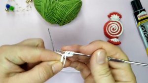 Мастер-класс по вязанию крючком конфетки