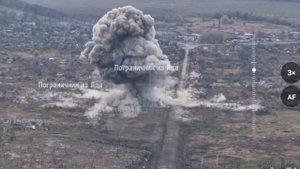 Прилёт ОДАБ-1500.