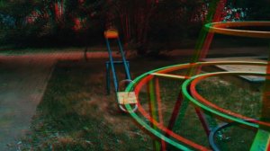 Тест анаглиф видео Red (left)-Cyan