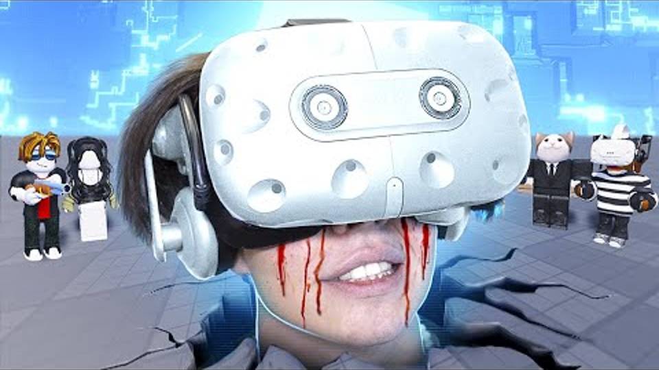 Я ПРОВЁЛ 24 ЧАСА В РОБЛОКС VR смотреть онлайн