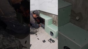Скрытый люк Своими руками из Гипсокартона на магнитах #ремонт #квартира #отделка #пол #плитка #обо