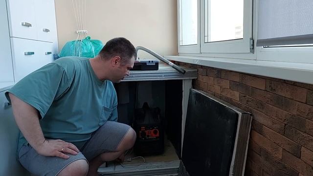 Установка Генератора на Балконе. Прошло 2 года. Сложности и решения.