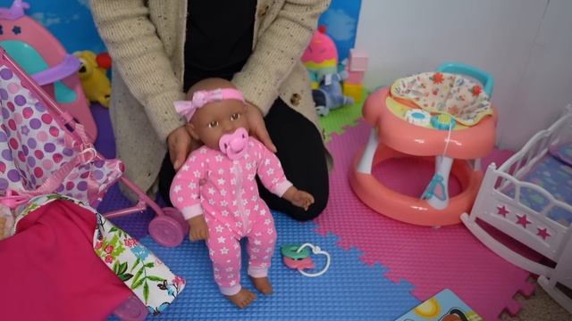 My sweet love Baby Doll twins Daycare Morning Routine and packing baby bag смотреть онлайн
