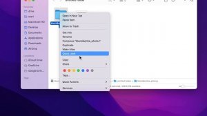 How to customize icon of a folder in macOS