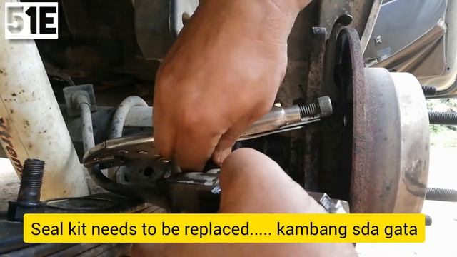 #Ranau #brake #isuzutrooper #tutorialyoutube How to replace rear disc brake pad