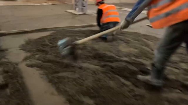 #строительство#стяжкапола#стяжка#керамзит. Полусухая Стяжка 👍