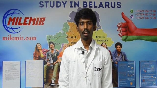 MATHUNEETHAN THAYALAN,  MBBS Student - BELARUSIAN STATE MEDICAL UNIVERSITY MINSK, Belarus - Milemir