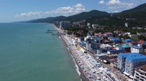 Центральный пляж Лазаревское Сочи 2021