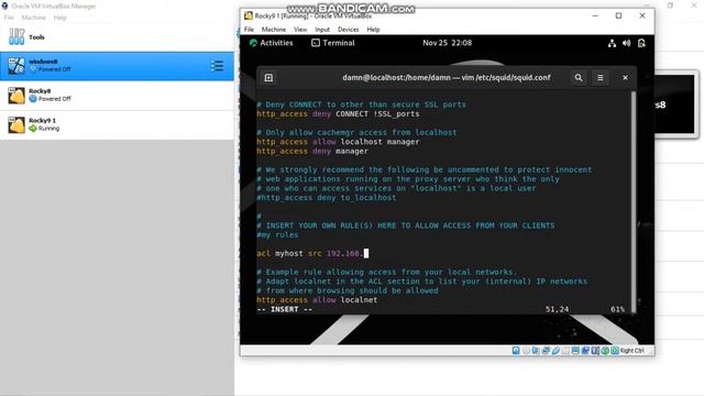 Konfigurasi DNS, Proxy dan FTP melalui rocky linux 9