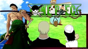Зоро проявляет свою хладнокровность. Появление его сестры. #One_Piece