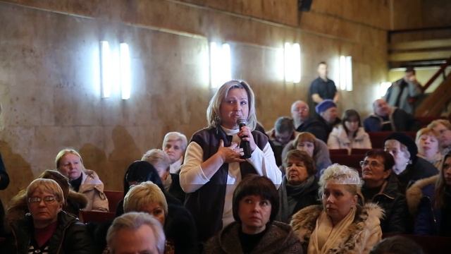 Публичные слушанья по проекту стройки в Люберецком районе.