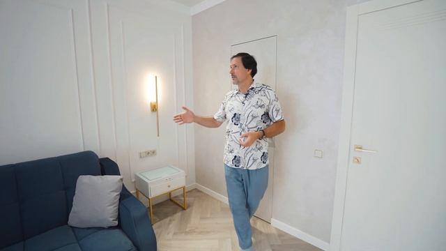 Дизайнерский ремонт квартиры в стиле современной классики 2024.