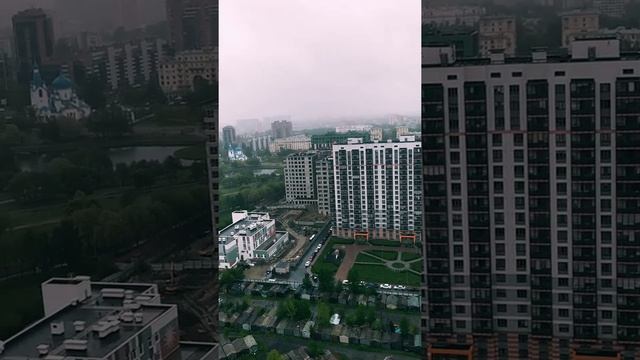 Питер. Пулковский парк с 22го этажа.04 июня 2020г смотреть онлайн