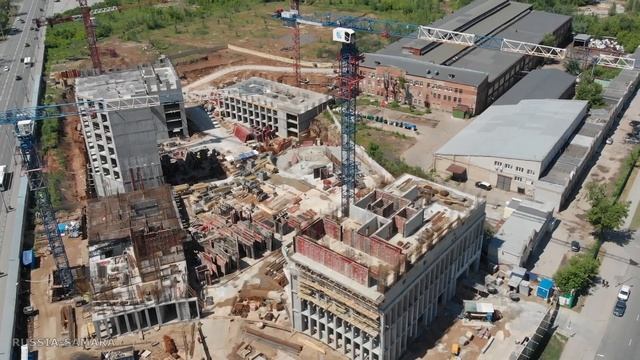Освоение территории 4 ГПЗ / строительство ЖК Баланс Тауэрс / Октябрьский район /  г. Самара / Russi