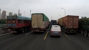 Жесточайшие пробки на автобанах Китая... $1423