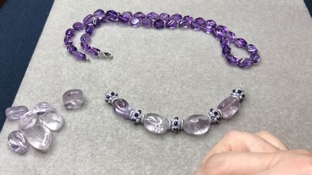 Сердолик. Аметист. Цитрин.  Украшения для Натальи из Чувашии. Часть 6.