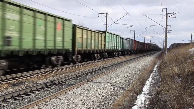 ВЛ11-569, перегон Арамиль - Кольцово смотреть онлайн