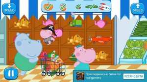 Игра Свинка Пеппа Супермаркет для детей часть пятая