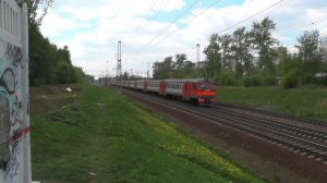 Электропоезд ЭД2Т-0018 перегон Кунцево-1 - Одинцово