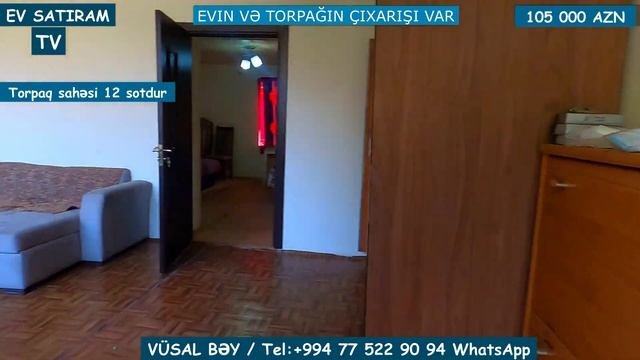 👉105 000 MANATA TAM ÇIXARIŞLI 12 SOTDA 🏡BAĞ EVİ SATILIR/Недвижимость в Баку / EV SATIRAM TV