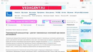 Как растаможить машину в России .