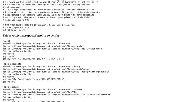 yum update fails ＞ Error: Cannot retrieve repository metadata (repomd.xml) for repository:...