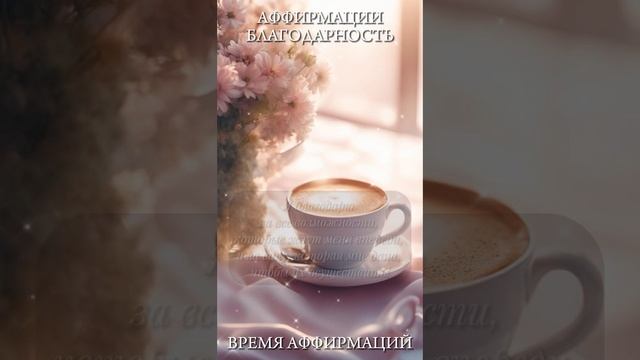 ПРАКТИКА БЛАГОДАРНОСТИ #аффирмации #силамысли #практикаблагодарности #благодарность